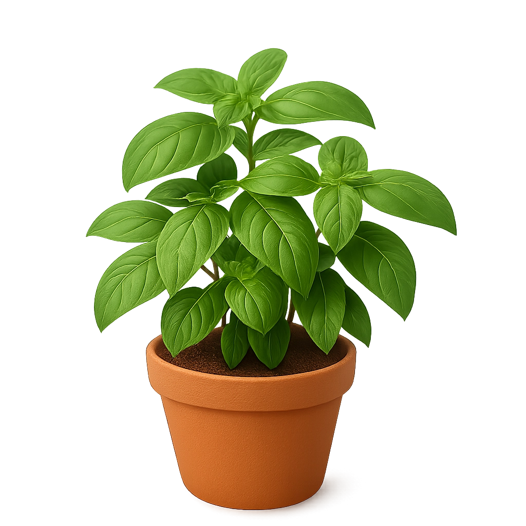 Fresh Basil Plant