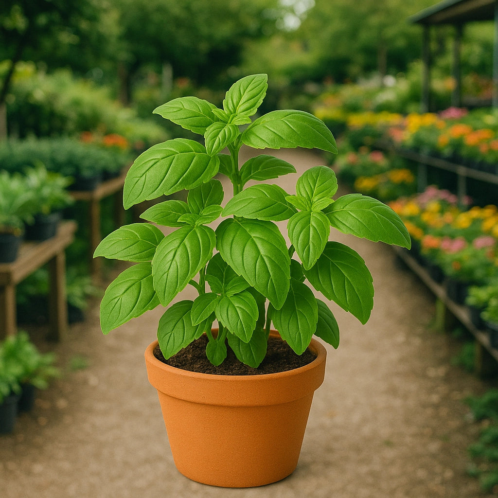 Fresh Basil Plant